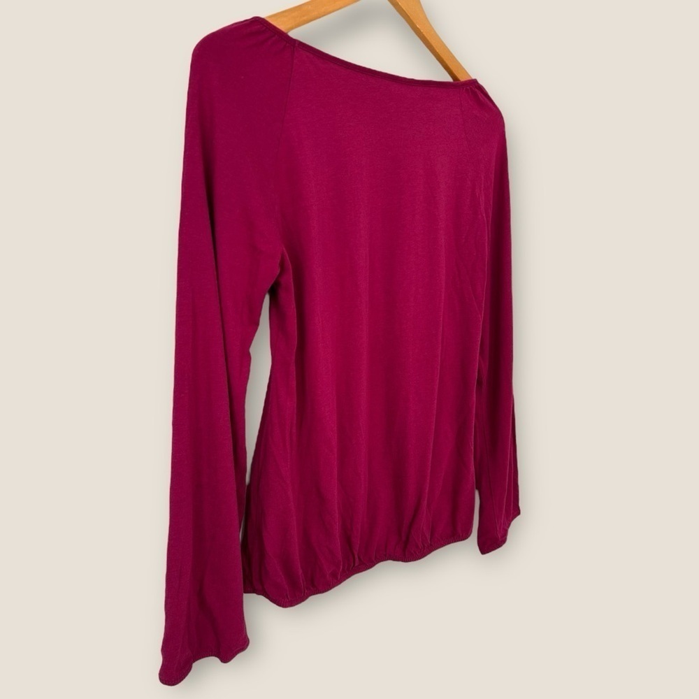 Street One Magenta Long Sleeve Top - Picture 7 of 9